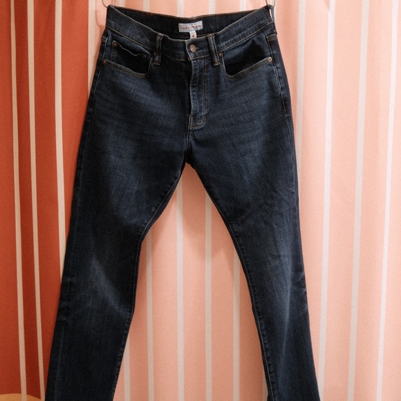 Lucky Brand 29x32 410 Athletic Straight Coolmax Stretch Blue Jeans (Fayette) - Picture 1 of 5